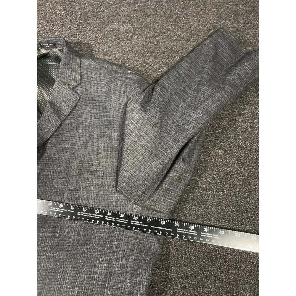 Shaquille O'neal Blazer Jacket Men 54R Gray Plaid Sport Coat XLG